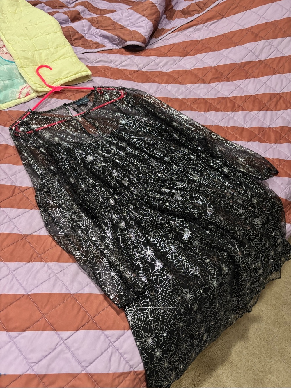 Modcloth a line 2x spider web glitter dress - Picture 3 of 4